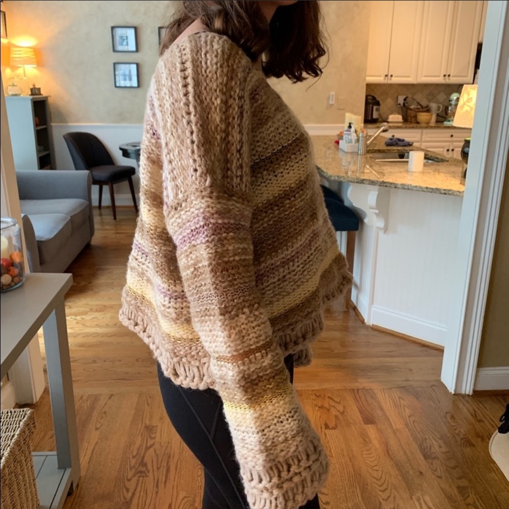 Free People Cropped Knit Sweater - Picture 3 of 7
